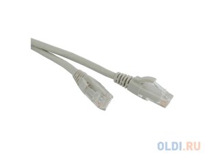 Патч-корд UTP 6 категории 10м hyperline PC-LPM-UTP-RJ45-RJ45-C6-10M-LSZH-GY серый