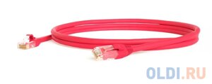 Патч-корд UTP 6 категории 2м hyperline PC-LPM-UTP-RJ45-RJ45-C6-2M-LSZH-RD красный