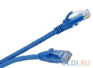 Патч-корд UTP 6 категории 5м hyperline PC-LPM-UTP-RJ45-RJ45-C6-5M-LSZH-BL синий