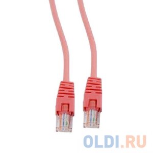 Патч-корд UTP Cablexpert PP12-2M/R кат. 5e, 2м, литой, многожильный (красный)