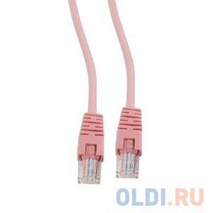 Патч-корд UTP Cablexpert PP12-2M/RO кат. 5e, 2м, литой, многожильный (розовый)