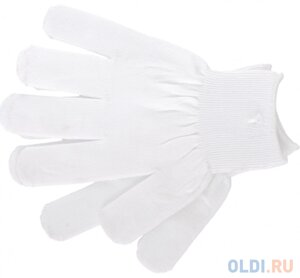Перчатки нейлон, 13 класс, белые, XL Россия