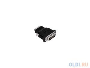 Переходник Buro HDMI-DVI-D позолоченные контакты черный