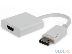 Переходник displayport - HDMI M-F белый gembird A-DPM-HDMIF-002-W