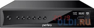 Perfeo DVB-T2/C приставка consul для цифр. TV, wi-fi, IPTV, HDMI, 2 USB, dolbydigital, пульт ду