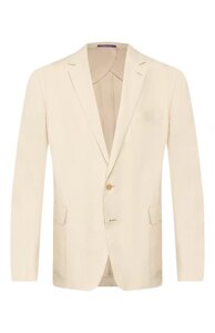 Пиджак из шелка и льна Ralph Lauren