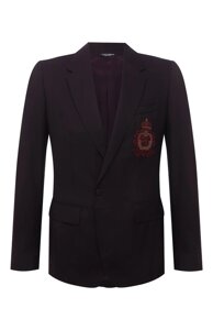 Пиджак из шерсти и шелка Dolce & Gabbana