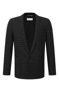 Пиджак из шерсти и вискозы Saint Laurent