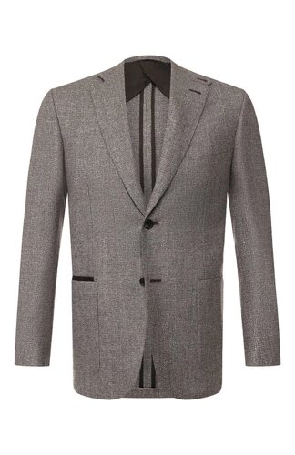 Пиджак из смеси шерсти и шелка Brioni