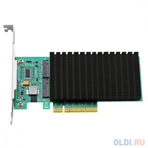 Плата интерфейсная ACD ANM02PE08 pcie x4 - to- 2x M. 2 SATA card