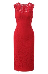 Платье из хлопка и вискозы Dolce & Gabbana