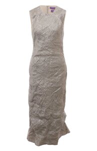 Платье-миди без рукавов Ralph Lauren