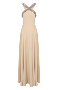 Платье с отделкой стразами Zuhair Murad