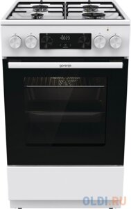 Плита Комбинированная Gorenje GK5C60WJ белый (без крышки) реш. сталь