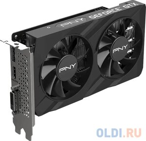 PNY видеокарта PNY nvidia PNY geforce GTX 1650 4GB dual fan (VCG16514D6dfxpb1)