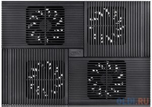 Подставка для ноутбука 17 Deepcool MULTI CORE X8 381x268x29mm 2xUSB 1290g Fan-control 23dB черный DP-N422-X8BK