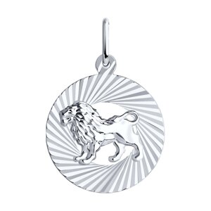 Подвеска «Знак зодиака Лев» SOKOLOV из серебра