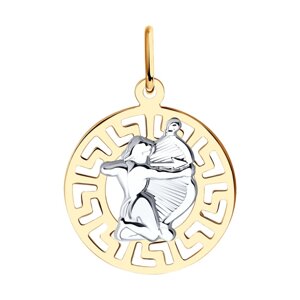 Подвеска «Знак зодиака Стрелец» SOKOLOV из золота