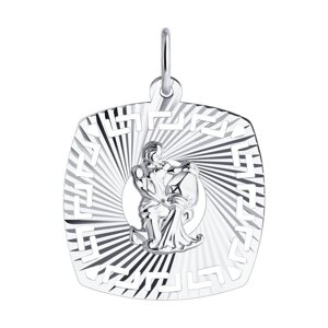Подвеска «Знак зодиака Водолей» SOKOLOV из серебра