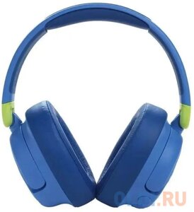 Полноразмерные беспроводные детские наушники JBL JR 460 ANC, синие