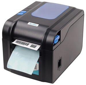 Портативный принтер этикеток Xprinter XP-370B (USB) Черный