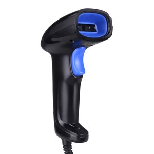 Проводной сканер штрих-кодов YHDAA 2D Wired Barcode Scanner YHD-1100D Blue