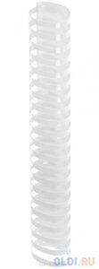 Пружина пластиковая [FS-53494]38 мм, белый, 50 шт