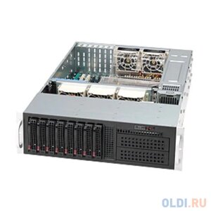 Quot; Корпус SuperMicro CSE-835TQC-R1K03B 3U 8-Port Backplane Supports 8 x 3.5quot; SAS3/SATA3 HDD/SSD withquot; 2x mini SAS HD connecto