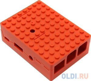 RA183 корпус ACD red ABS plastic building block case for raspberry pi 3 B (cbpiblox-RED) (494309)