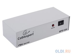 Разветвитель VGA Gembird/Cablexpert, HD15F/4x15F, 1комп. 4 монитора, каскадируемый