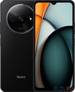 Redmi A3 midnight black (23129RN51X), 17,20 см (6.78) 20:9 1600 x 720, 4x2.2ггц + 4x1.8ггц, 8 core, 4GB RAM, 128GB, 8 мп + QVGA/5mpix, 2 sim, 2G