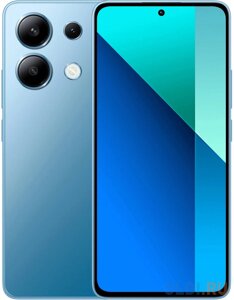 Redmi note 13 ice blue (23124RA7eo), 16,9 cm (6.67) 20:9 2400 x 1080, 4 x 2.8 ггц + 4 x 1.9 ггц, 8 core, 6 GB, 128 GB, 108 мп+ 8 мп + 2 мп/16mpi