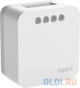 Реле: AQARA Single Switch Module T1 no N/Модуль реле одноканальный без нейтрали/Протокол связи: Zigbee/Питание:110-220В/Мощность:1.25Вт/Цвет: Белый SSM-