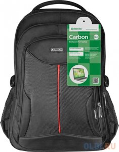 Рюкзак для ноутбука 15.6 Defender Carbon полиэстер черный 26077