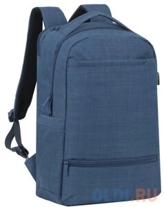 Рюкзак для ноутбука 17.3 Riva 8365 полиэстер синий