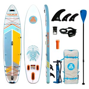 Сапборд Tourus Inflatable SUP Board 3508615cm White and Blue, TS-CA01