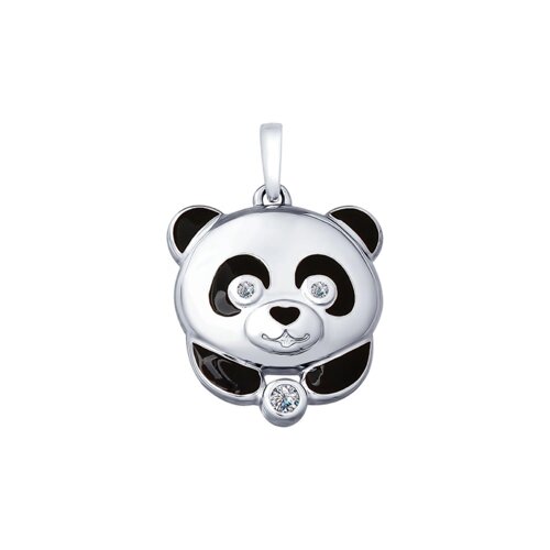 Серебряная подвеска «Панда» SOKOLOV