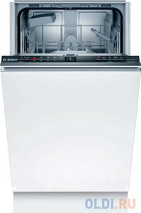 Serie 4. Посудомоечная машина 60 см, полновстраиваемая. Вместимость: 13 комплектов посуды. 6 программ: Интенсивная 70 C°Авто 45-65 C°Эко 50 C°Но