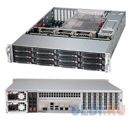 Серверный корпус 2U Supermicro CSE-826BAC4-R920LPB 2 x 920 Вт чёрный