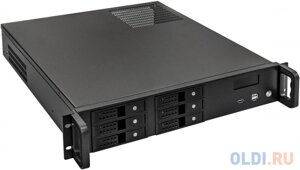 Серверный корпус ExeGate Pro 2U480-HS06 RM 19, высота 2U, глубина 480, БП 700ADS, 6xHotSwap, USB