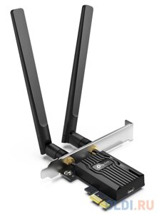 Сетевой адаптер Wi-Fi + Bluetooth TP-Link Archer TX55E AX3000 PCI Express (ант. внеш. съем) 2ант.