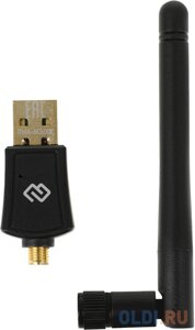 Сетевой адаптер Wi-Fi Digma DWA-AC600E AC600 USB 2.0 (ант. внеш. съем) 1ант. (упак. 1шт)