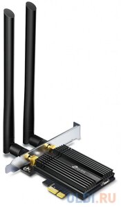 Сетевой адаптер WiFi + Bluetooth TP-Link Archer TX50E AX3000 PCI Express (ант. внеш. несъем.) 2ант.