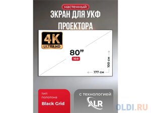 SGPSFR-177x100BG Экран для ультракороткофокусного проектора SOK Zeus 177x100 4K на раме (15 мм)