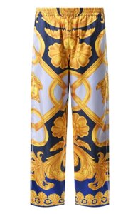 Шелковые домашние брюки Versace
