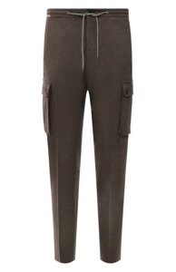 Шерстяные брюки-карго Corneliani