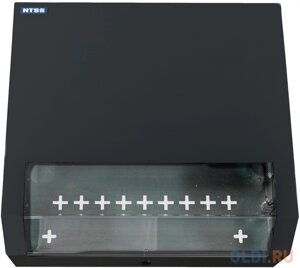 Шкаф коммутационный NTSS (NTSS-SOHO5U-BL) настенный 5U 520x140мм пер. дв. стекл несъемн. бок. пан. 80кг черный