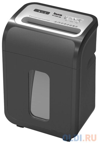 Шредер Buro Office BU-S1501-8M черный (секр. P-5) фрагменты 8лист. 20лтр. скрепки скобы пл. карты
