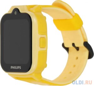 Смарт-часы Philips Kids W6610, 1.69, желтый / желтый [ctw6610yl/00]