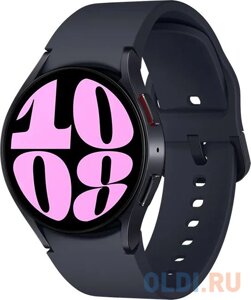 Смарт-часы Samsung Galaxy Watch6 40мм 1.3 AMOLED корп. графитовый рем. графитовый (SM-R930NZKACIS)